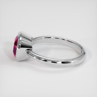 3.03 Ct. Ruby Ring, Platinum 950 4