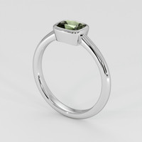 1.05 Ct. Green Sapphire Ring, Platinum 950 2