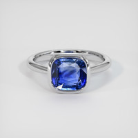 5.01 Ct. Blue Sapphire Ring, Platinum 950 1