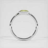 2.00 Ct. Yellowish Green Sapphire Ring, Platinum 950 3