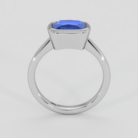 3.03 Ct. Blue Sapphire Ring, Platinum 950 3