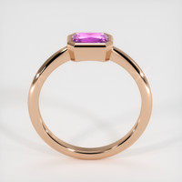 0.70 Ct. Pink Sapphire Ring, 14K Rose Gold 3