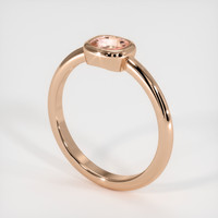 0.76 Ct. Sapphire Ring, 14K Rose Gold 2