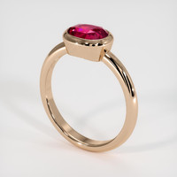 1.88 Ct. Ruby Ring, 14K Rose Gold 2