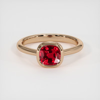 1.07 Ct. Ruby Ring, 14K Rose Gold 1
