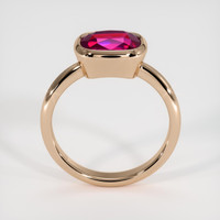 3.03 Ct. Ruby Ring, 14K Rose Gold 3