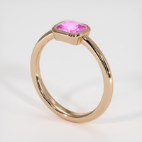 0.91 Ct. Sapphire Ring, 14K Rose Gold 2