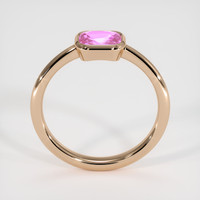0.91 Ct. Sapphire Ring, 14K Rose Gold 3