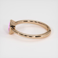0.91 Ct. Sapphire Ring, 14K Rose Gold 4