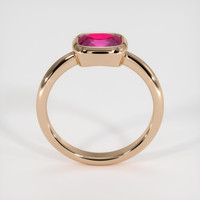 1.23 Ct. Ruby Ring, 18K Rose Gold 3