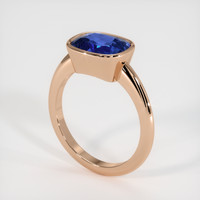 3.24 Ct. Sapphire Ring, 18K Rose Gold 2