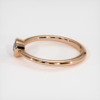 0.57 Ct. Sapphire Ring, 18K Rose Gold 4