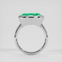 6.14 Ct. Emerald Ring, Silver 3