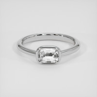 1.20 Ct. White Sapphire Ring, Silver 1