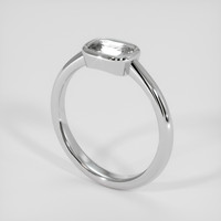 1.20 Ct. White Sapphire Ring, Silver 2