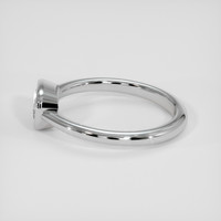 1.20 Ct. White Sapphire Ring, Silver 4