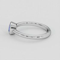 1.01 Ct. Blue Sapphire Ring, Silver 4