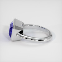 5.23 Ct. Blue Sapphire Ring, 14K White Gold 4
