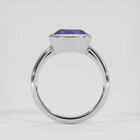 3.00 Ct. Purplish Blue Iolite Ring, 14K White Gold 3
