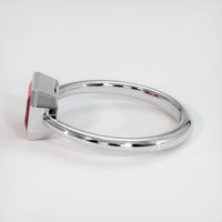 1.55 Ct. Ruby Ring, 14K White Gold 4