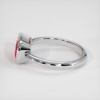 2.01 Ct. Ruby Ring, 14K White Gold 4