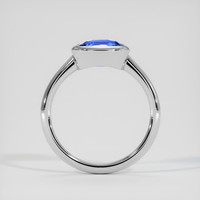 5.01 Ct. Blue Sapphire Ring, 14K White Gold 3