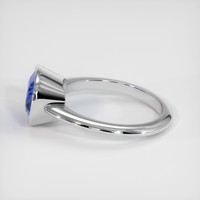 3.24 Ct. Sapphire Ring, 14K White Gold 4
