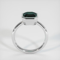 3.01 Ct. Green Sapphire Ring, 14K White Gold 3