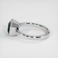 3.01 Ct. Green Sapphire Ring, 14K White Gold 4