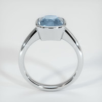 3.48 Ct. Sapphire Ring, 14K White Gold 3