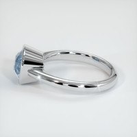 3.48 Ct. Sapphire Ring, 14K White Gold 4