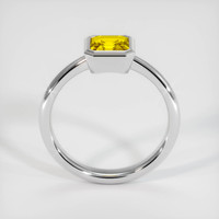 1.56 Ct. Yellow Sapphire Ring, 14K White Gold 3