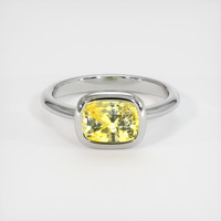 2.68 Ct. Sapphire Ring, 14K White Gold 1