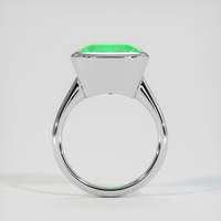 5.70 Ct. Emerald Ring, 18K White Gold 3
