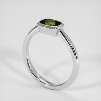 1.37 Ct. Gemstone Ring, 18K White Gold 2