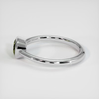 1.37 Ct. Gemstone Ring, 18K White Gold 4