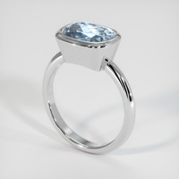 2.74 Ct. Gemstone Ring, 18K White Gold 2