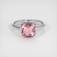 2.07 Ct. Sapphire Ring, 18K White Gold 1