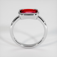 2.01 Ct. Ruby Ring, 18K White Gold 3