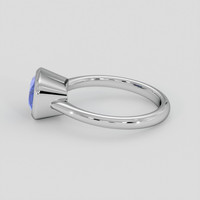 3.03 Ct. Blue Sapphire Ring, 18K White Gold 4