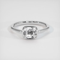 2.24 Ct. White Sapphire Ring, 18K White Gold 1