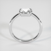 2.24 Ct. White Sapphire Ring, 18K White Gold 3