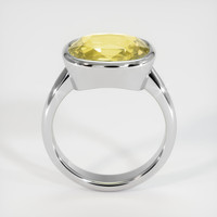 5.46 Ct. Yellow Sapphire Ring, 18K White Gold 3