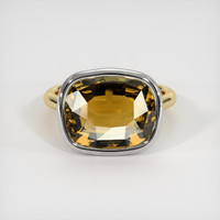 8.54 Ct. Gemstone Ring, 14K White & Yellow 1