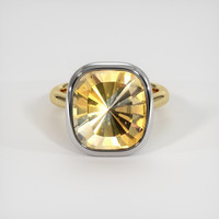 8.80 Ct. Gemstone Ring, 14K White & Yellow 1