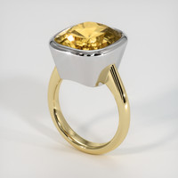 8.80 Ct. Gemstone Ring, 14K White & Yellow 2