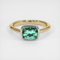 1.58 Ct. Gemstone Ring, 14K White & Yellow 1