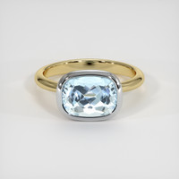 2.74 Ct. Gemstone Ring, 14K White & Yellow 1