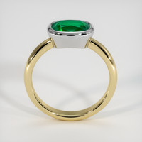 1.80 Ct. Emerald Ring, 18K White & Yellow 3