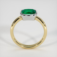 1.89 Ct. Emerald Ring, 18K White & Yellow 3